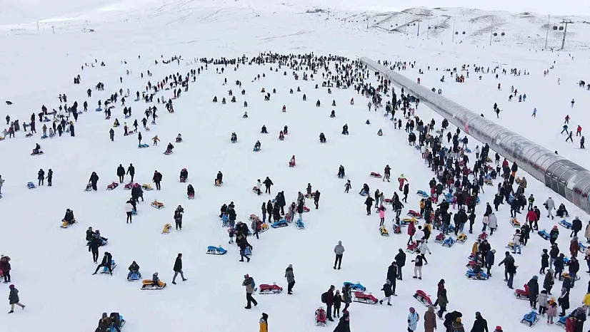 Erciyes, sömestir tatilinin ilk haftasında kaç kişiyi ağırladı?