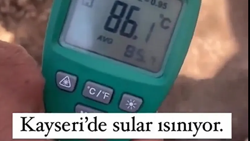 Flaş! Depremler sonrası Sarız'da 86 derecelik su çıktı! Uzmanından açıklama geldi...