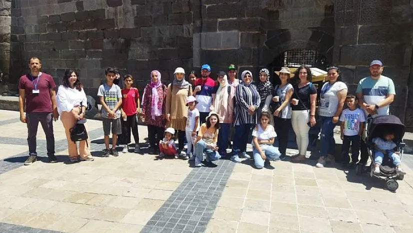 Gurbetçiler kültür turları ile Kayseri'yi keşfediyor