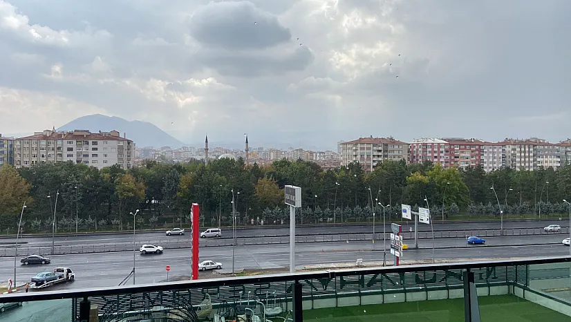 Kayseri'de sağanak yağış