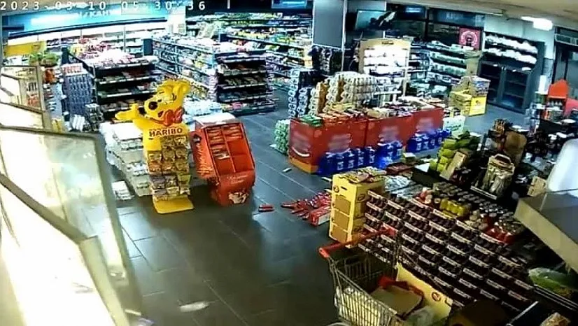 Kayseri'deki deprem böyle görüntülendi