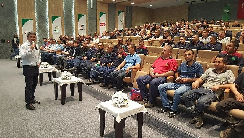 Kayseri Şeker çalışanlarına iş sağlığı ve güvenliği eğitimi verildi