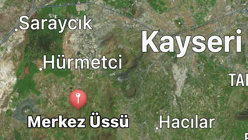Kayseride deprem oldu