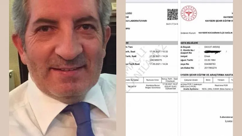 Kayserili ünlü işadamına PCR testi şoku