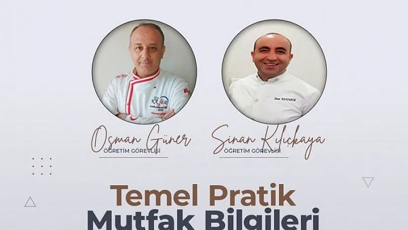 KAYÜ Aşçılık Akademisi, Develili ev hanımlarına 'Temel Pratik Mutfak Bilgileri Eğitimi' verecek