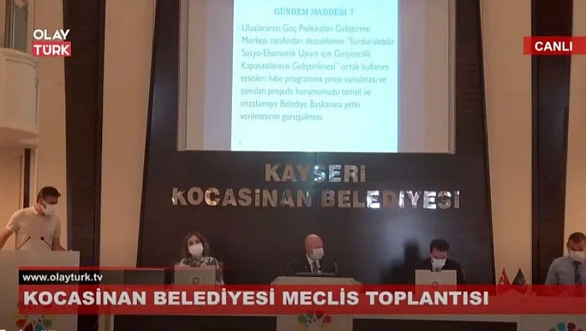 Kocasinan Belediye Meclisi'nde tartışmalı 'Mülteci maddesi!' Muhalefet kabul etmedi!
