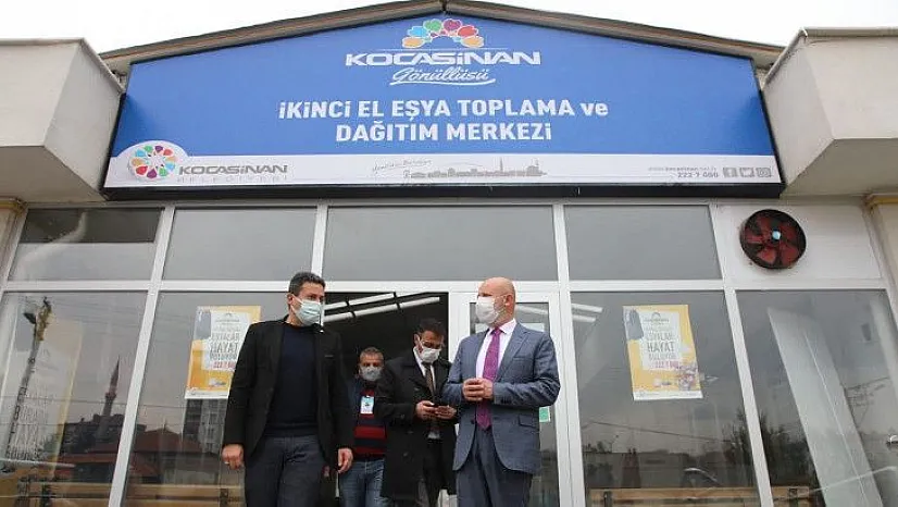 Kocasinan'da ikinci el eşyalar değerleniyor