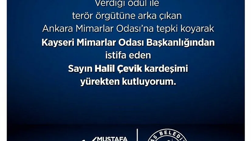 Mimarlar Odası'nda şok istifa
