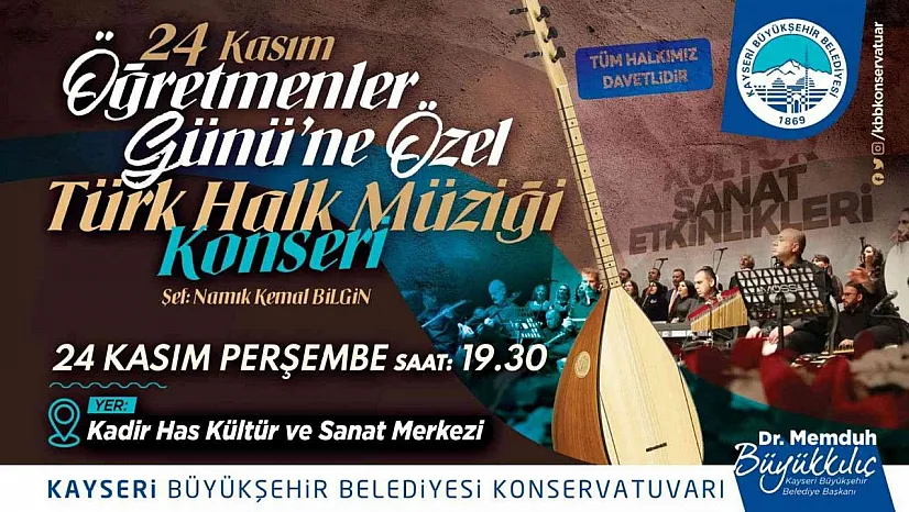 Öğretmenler günü'ne Özel Konser düzenlenecek