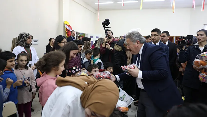 Başkan Palancıoğlu, özel öğrencilerle...