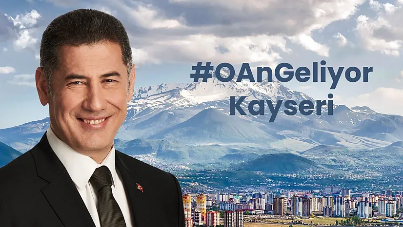 Kayseri'ye geldi...