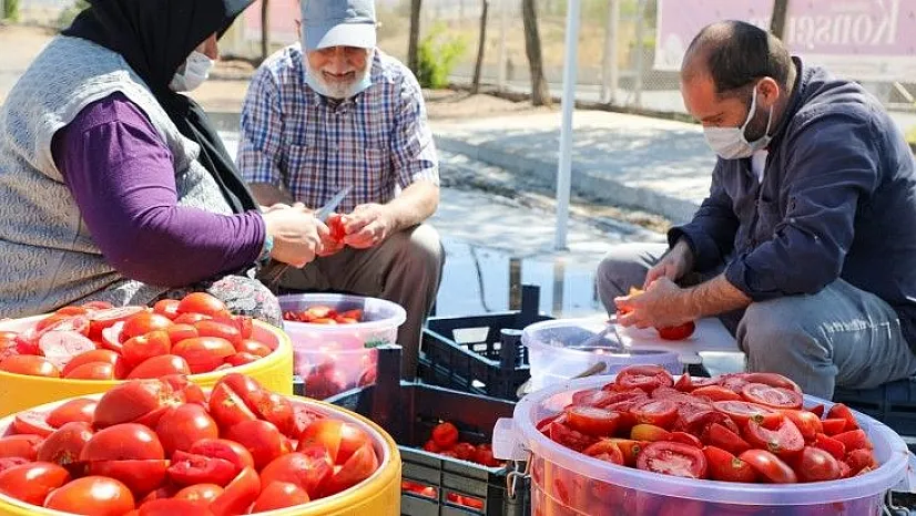 Talas'ta kış hazırlıkları devam ediyor