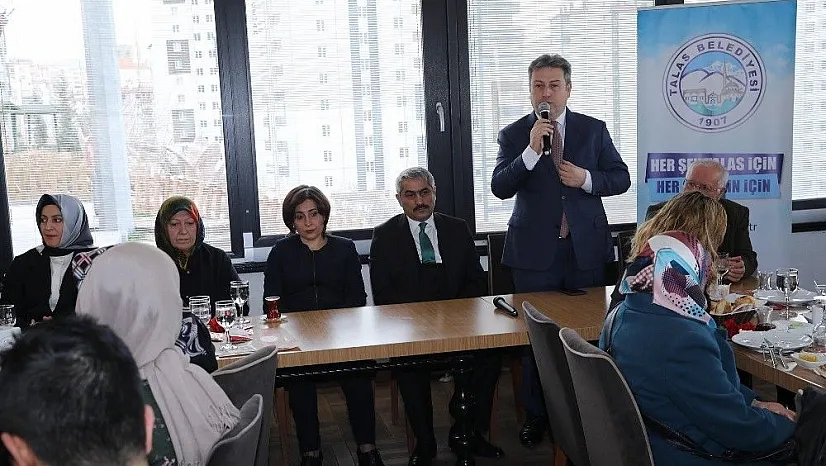Talas'ta şehit yakınlarıyla anlamlı buluşma