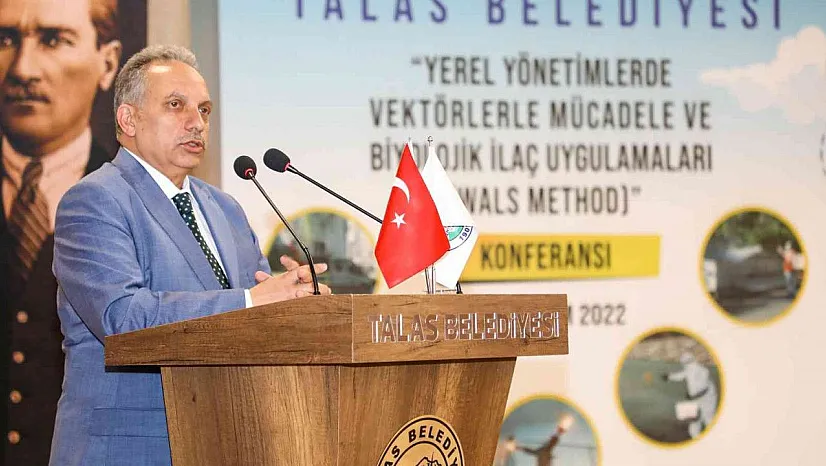 Talas'ta uygulamalı sivrisinekle mücadele eğitimi