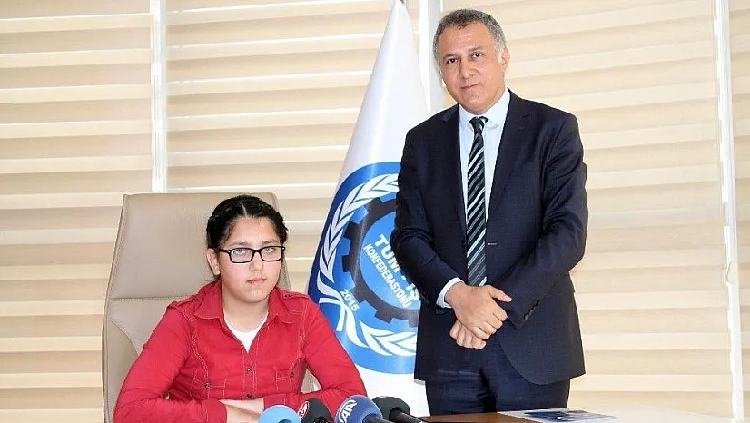 Tüm-İŞ Konfederasyonu koltuğu, iş kazası mağduru ailelerin çocuklarına emanet