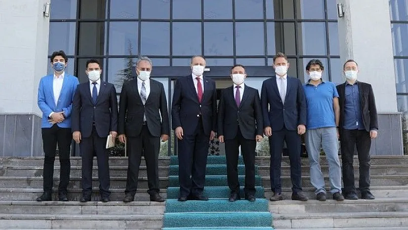 TUSAŞ'tan Rektöre ziyaret...