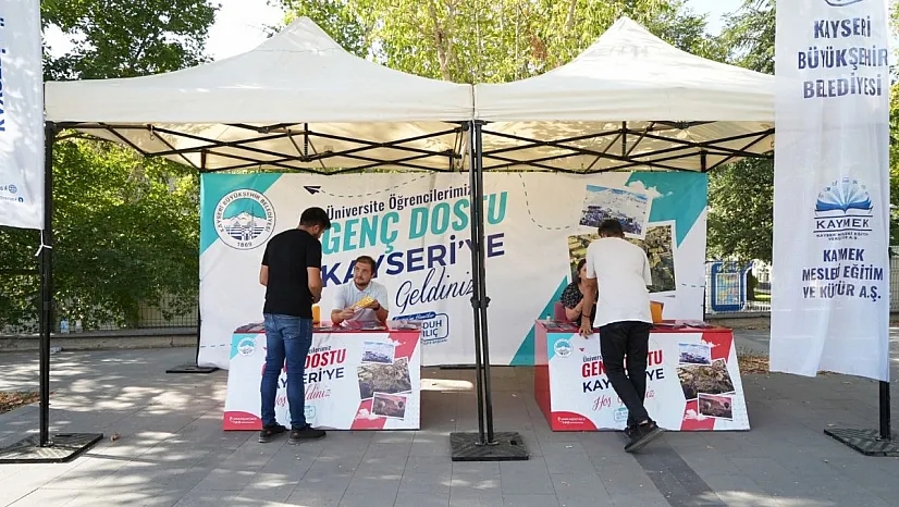 Üniversite öğrencilerine 'hoş geldiniz' uygulaması