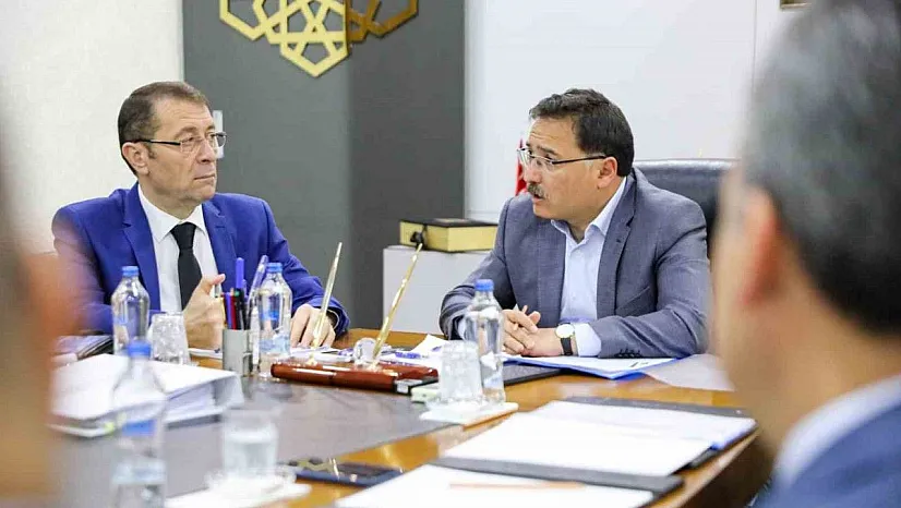Kayseri'de seçim güvenliği toplantısı...