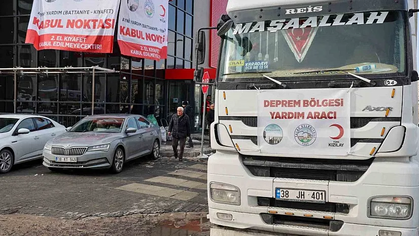 Yardım Tırları gitmeye devam ediyor...