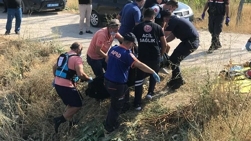 Yıkanmak için girdiği sulama kanalı sonu oldu