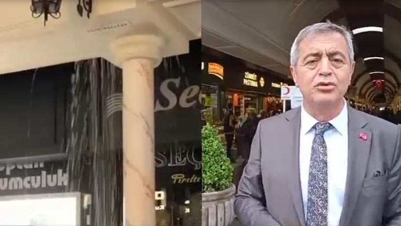 Yücel: Yarım saatlik yağmurdan sonra esnaf perişan!