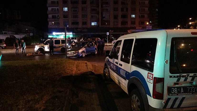 Polisten kaçarken kaza yaptı: 2 gözaltı