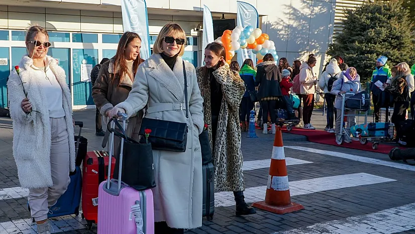 Rusya'dan Polanya'dan Erciyes'e Charter uçuşlar başladı
