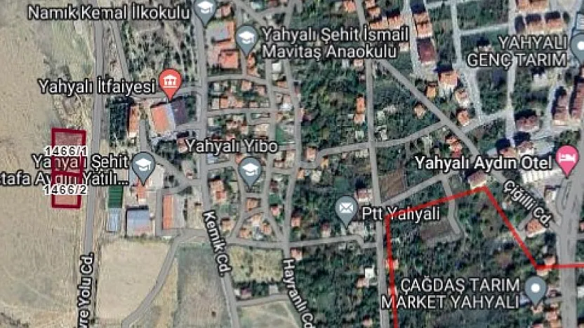 Çiğilli Mahallesinde bulunan 2 adet arsa ihaleyle satılacak
