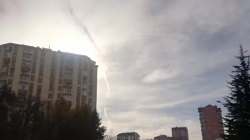 Kayseri’de spreyleme ile güneşi perdeleyen uçak iddiası