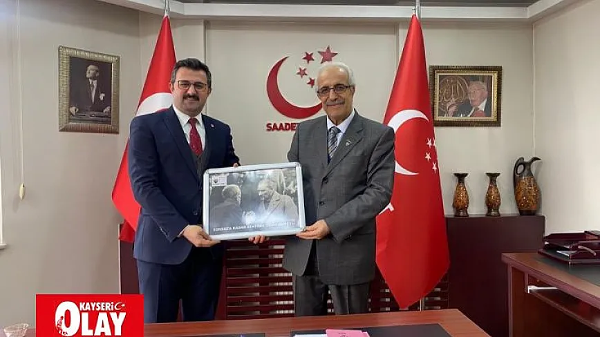 Atatürkçü Düşünce Derneği'nden Saadet Partisi'ne ziyaret...
