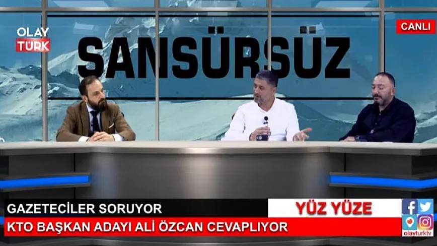 Ticaret Odasına aday olan Özcan: Ben pazarlık masasında yokum!