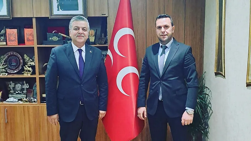 MHP Milletvekili aday adayı Aytekin'den Başkan İncetoprak'a ziyaret...